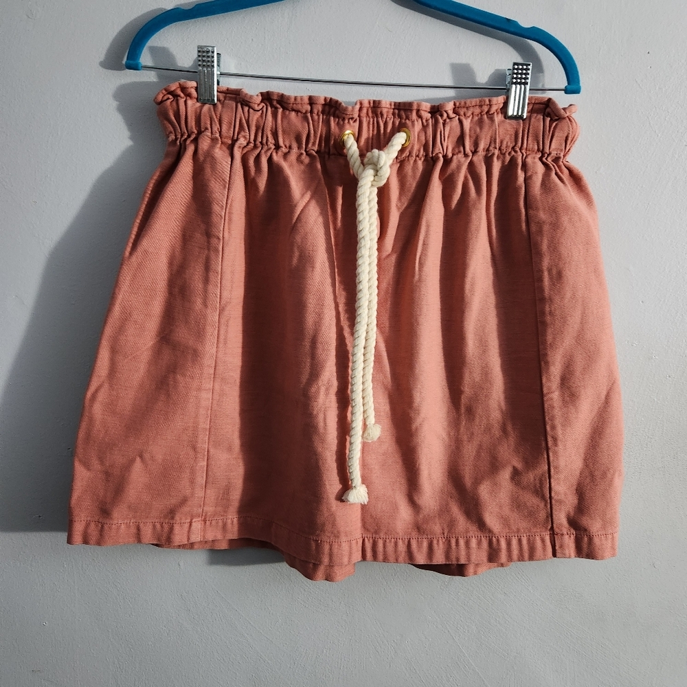 NWT J. Crew Rope Tie-waist Cotton Skirt M